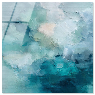 «Celeste Swirls II», reproduction d'art acrylique côtière par Art Remedy