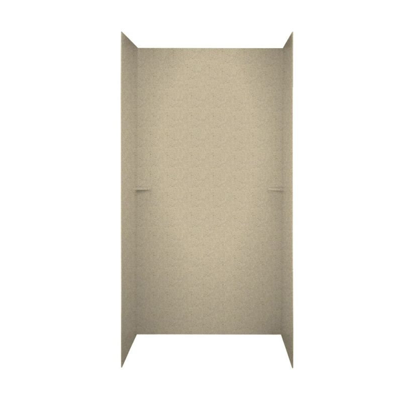 48'' W 36'' D 72'' H Glue Up Solid Surface Wall, Prairie