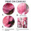 Pivoine rose Perfection I - grande décoration murale florale 2 panneaux-1747089045-1747089042-1747089040