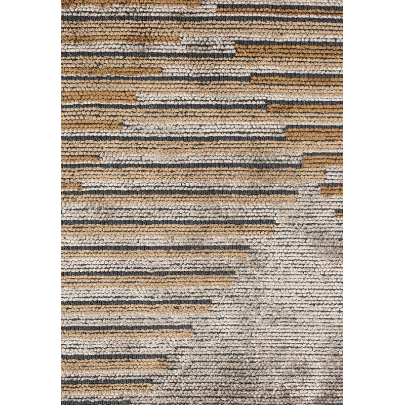 Contemporain à grand losange géométrique asymétrique, Rectangle 6 pi 7 po x 8 pi 3 po