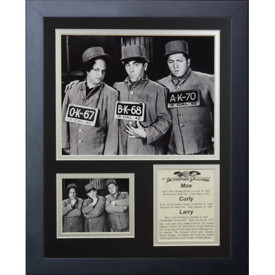 Les trois stoogess, reproduction de photo encadrée