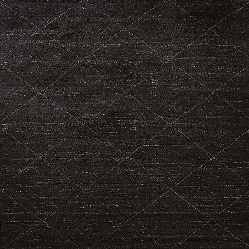 Tapis noir Borough, Carré 8 pi