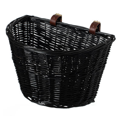 Panier avant en osier pour vélo