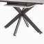 Table de salle à manger extensible avec pieds en X 62,4 "à 78,15" Helsel-203108703