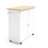 Kitchen Island With Spice Rack And Storage Cabinet - Rolling Cart With Drawers To Use As Coffee Bar, Microwave Stand, Or Storage-1495798119