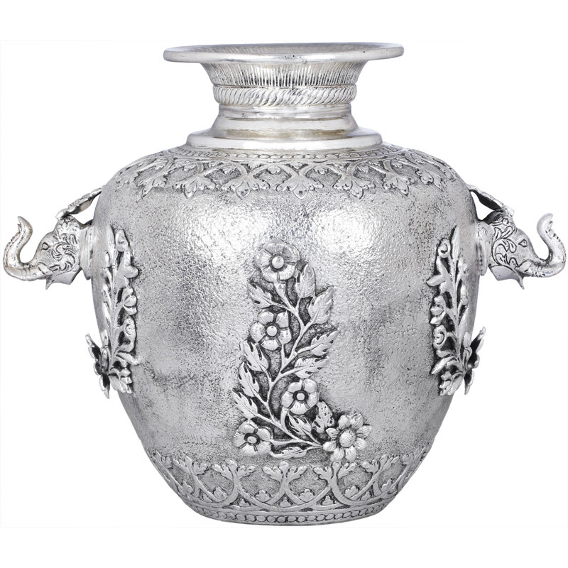 Pot en cuivre 10 po Radha Krishna Kalasha
