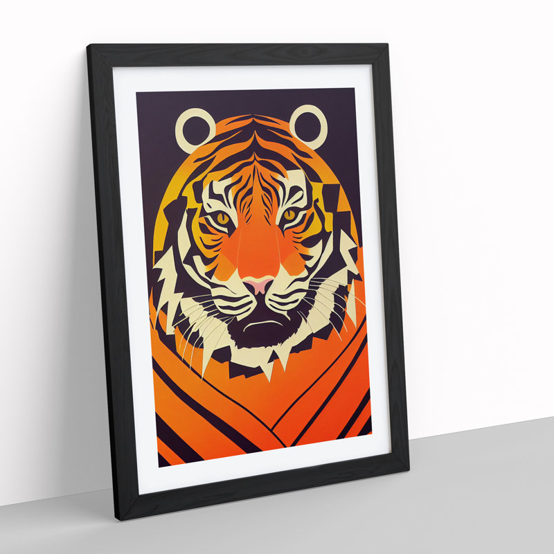Tiger Abstract - Framed Print