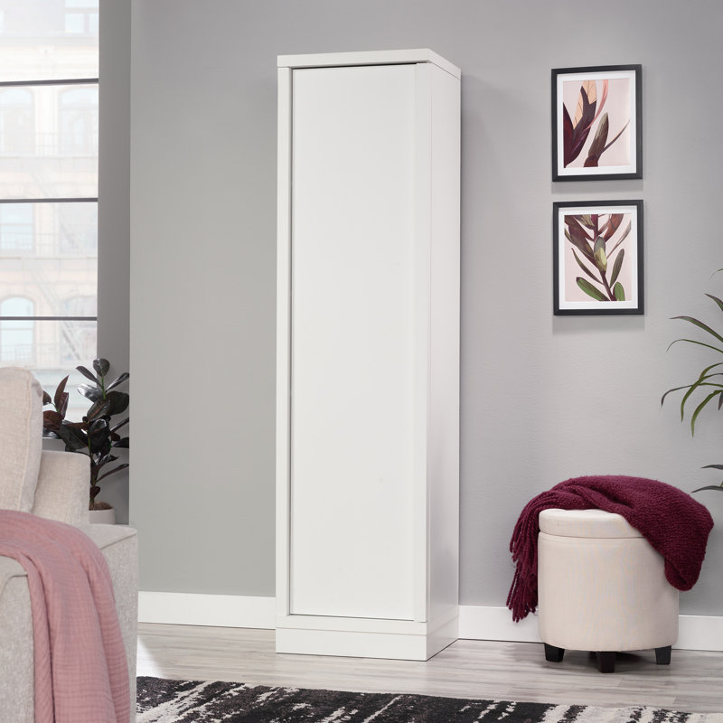 Armoire de rangement à une porte Merton Hall en chêne Dakota, Blanc