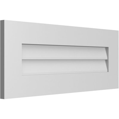 Vent à pignon rectangulaire en uréthane non-fonctionnel