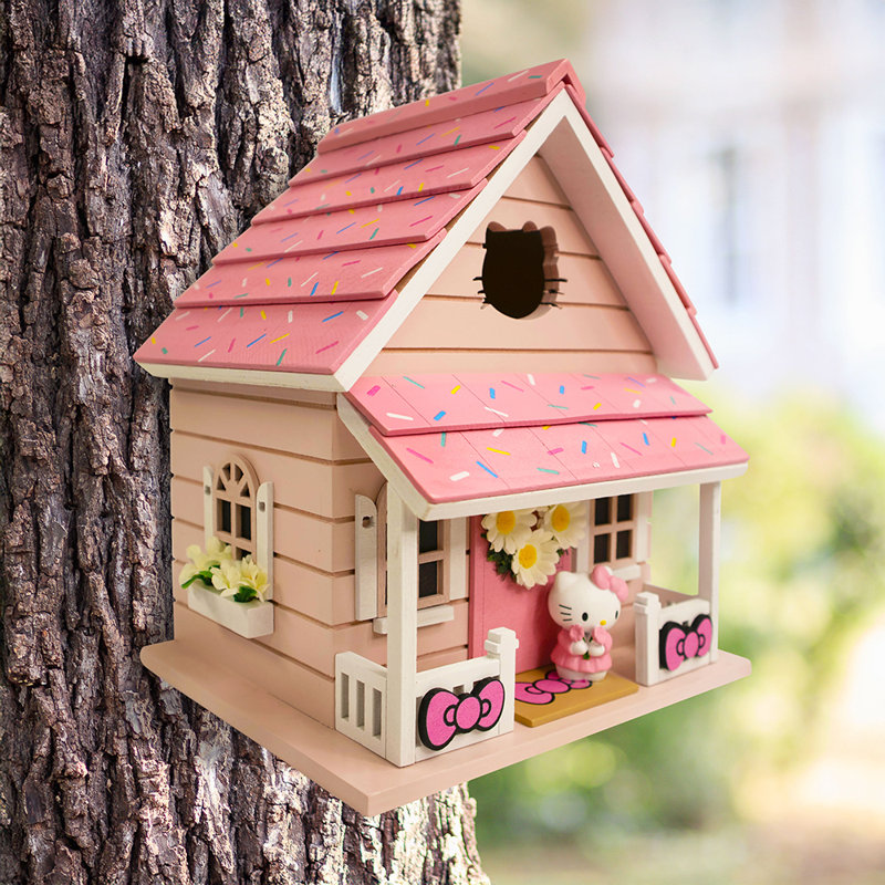 Cabane à oiseaux Hello Kitty Icon - rose