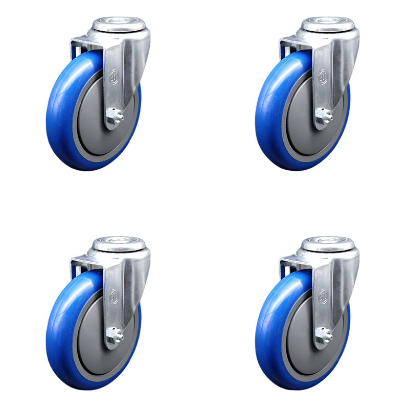 Polyurethane Caster, Blue