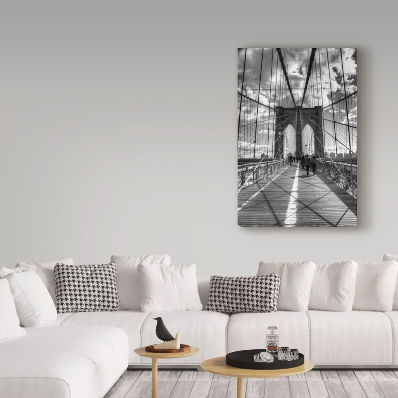 Avisha «Brooklyn Bridge», reproduction de photo sur toile tendue, H 32 po x l 22 po