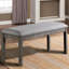 Banc de salle à manger, banc rembourré 1pc, banc de vestibule