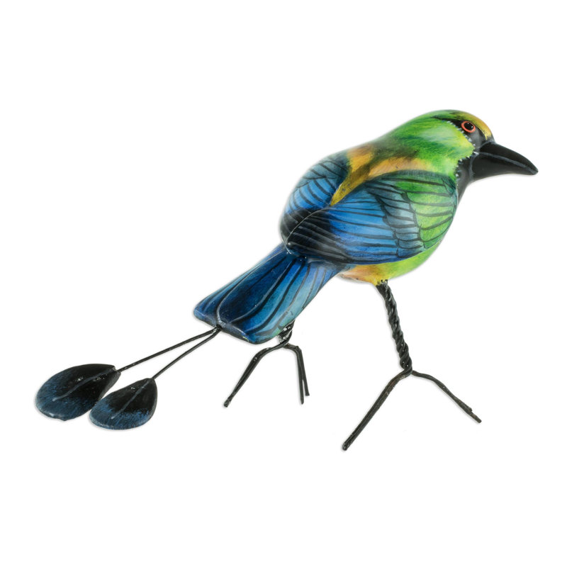 Sculpture en céramique Motmot
