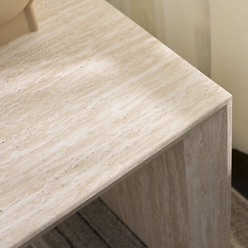 Table d'appoint Woodrow, Naturel / naturel