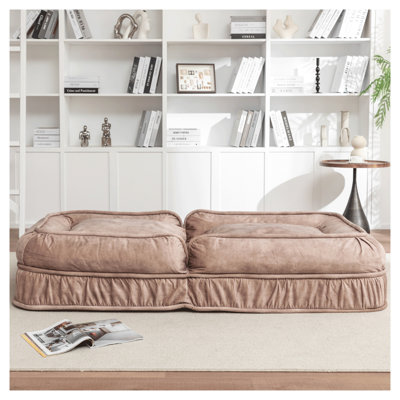 Lit de détente en velours avec dossier réglable et coussin de massage pour adultes et animaux de compagnie