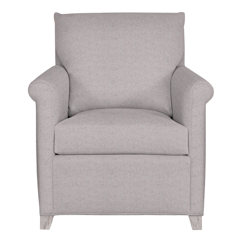 Gwynn Cotton Armchair, Nadia Linen, Dove Gray