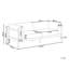 Bilan 73.62cm Wide Rectangle Patio Sofa with Cushions