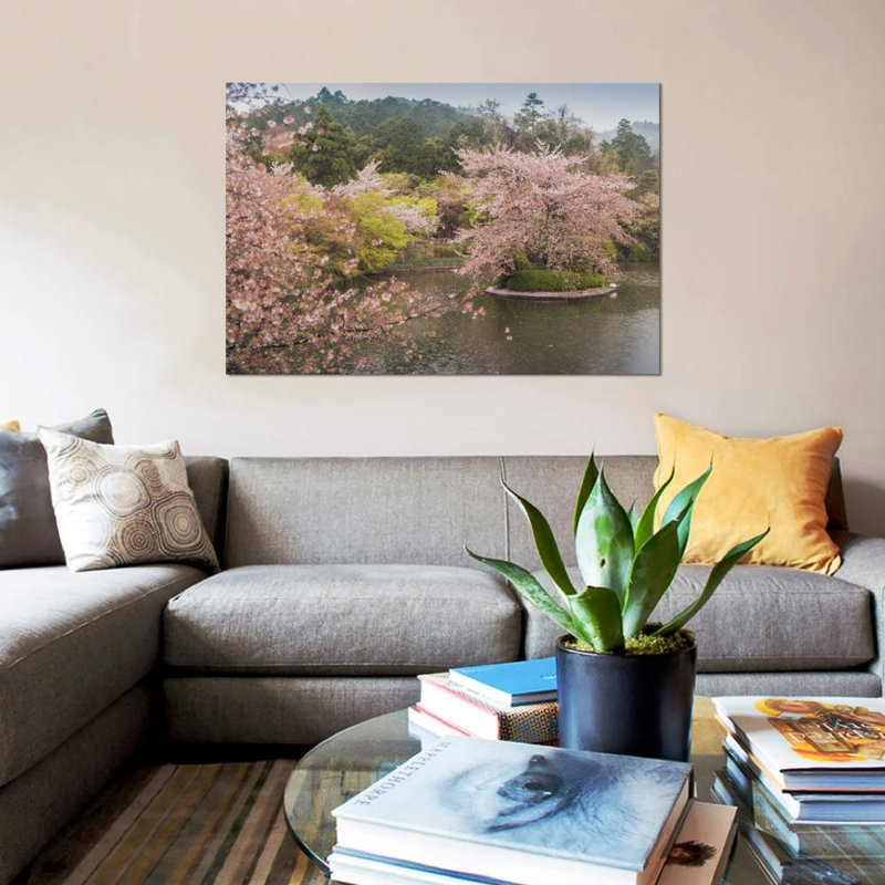 «Spring in Japon XVII», reproduction de photo sur toile, H 8 po x l 12 po x P 0,75 po, Toile tendue, Pas de tapis