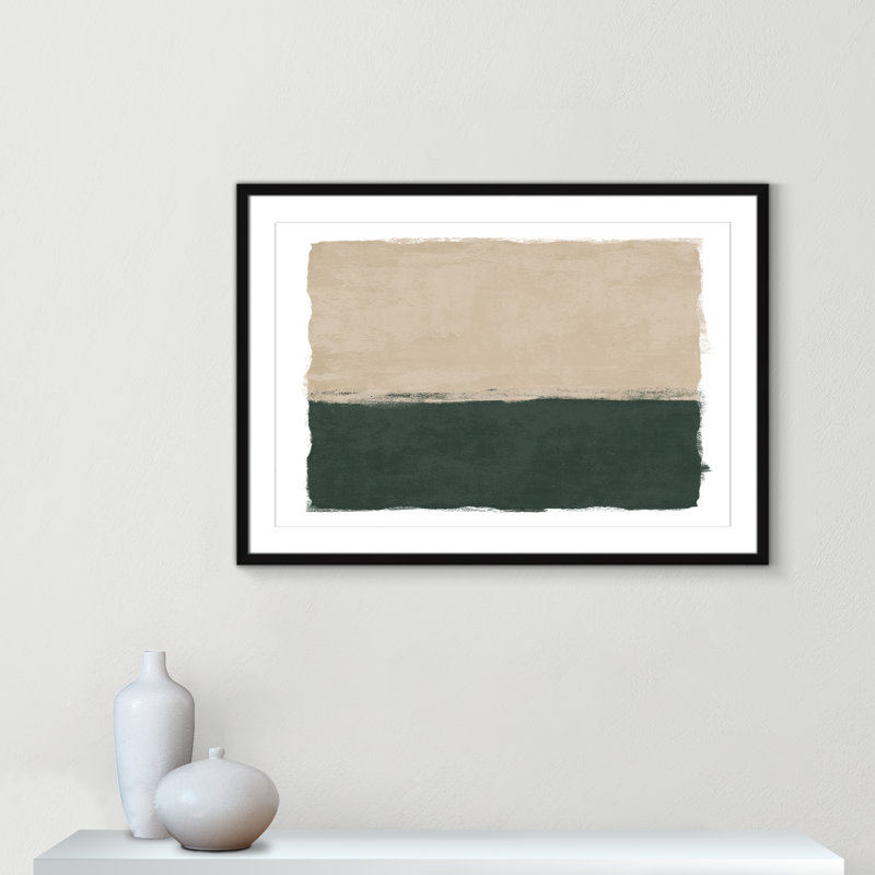 «Emerald Forest II - Landscape Version Print» par Natalie Carpentieri, L 35,5 po x H 25,5 po, Imprimé mat, Noir satiné