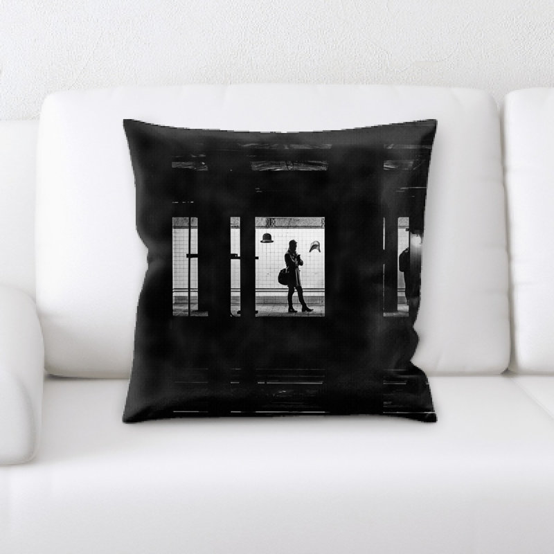 Train Experience Throw Pillow