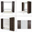 Grand lit escamotable mural avec portes de rangement-86513921