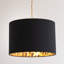 Aljet Blended Fabric Drum Lamp Shade ( Slip-On ) in Black-573112222