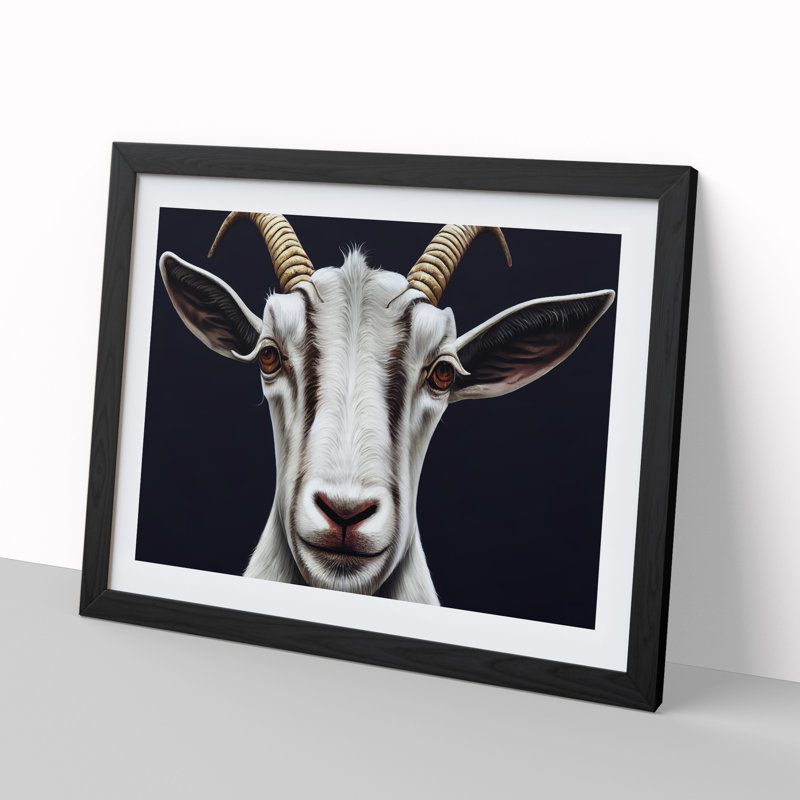 Goat Portrait Vol.2 - Framed Print