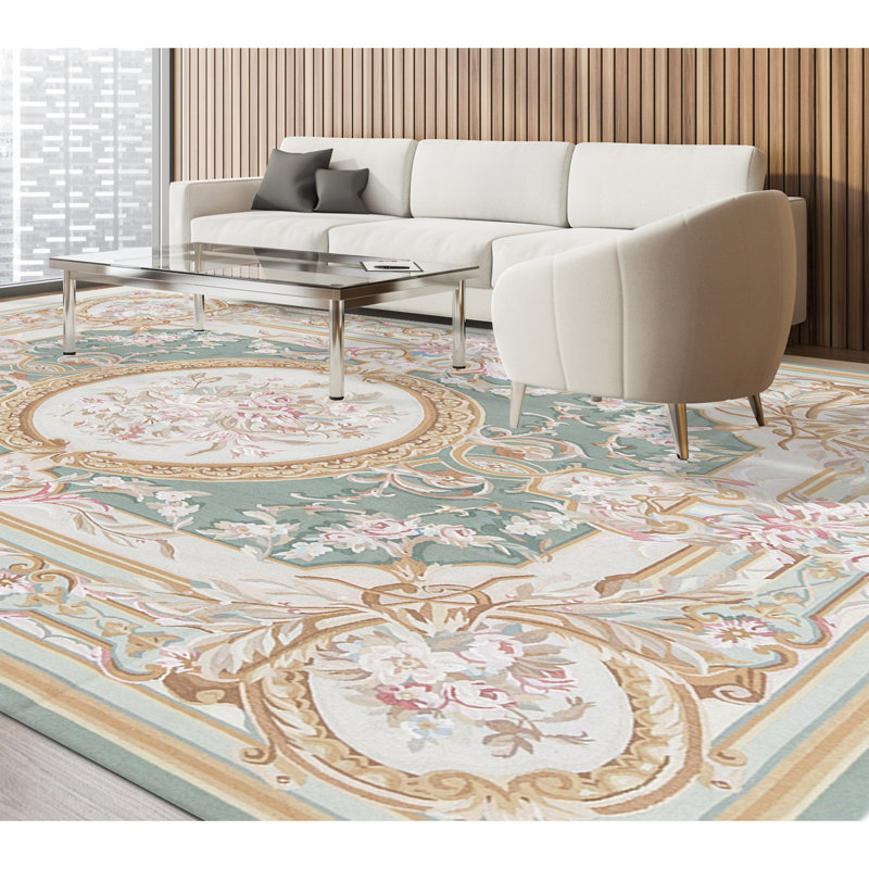 Aubusson Renaissance Wool Oriental Area Rug