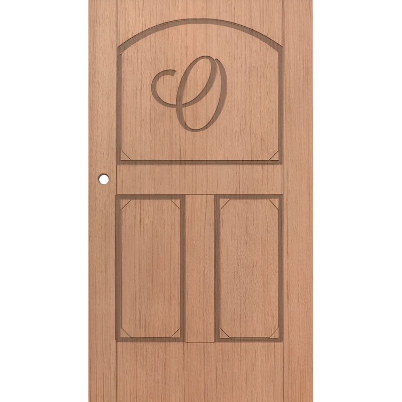 Bois massif 80 po sans finition, 28 po x 80 po, À droite