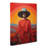 Woman With Curls Colour Field No.3 - Print-1044089216