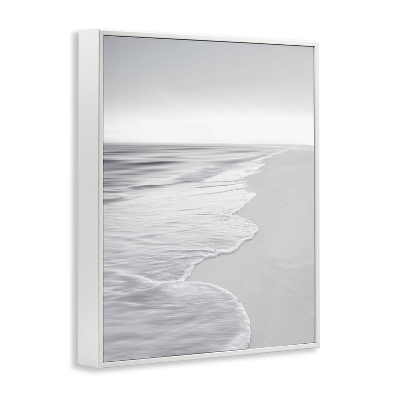 «Foamy Beach Coast», estampe numérique, conception par Maggie Olsen, H 14 po x l 11 po