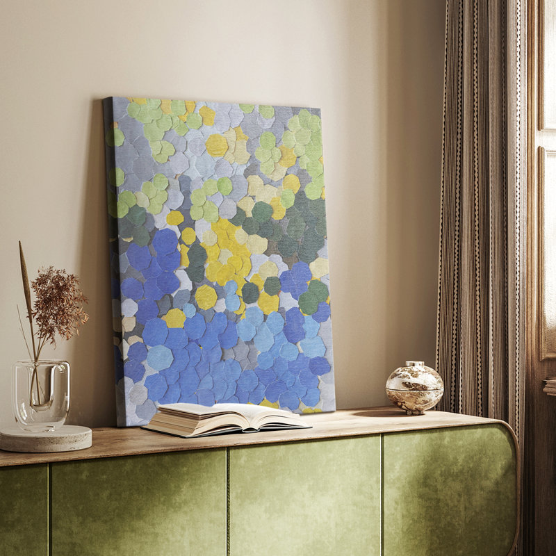 Lake Como Garden -Custom Wrapped Gallery Cavas