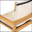 Ensemble de 2 chaises de salle à manger belfast, structure en teck avec revêtement en tissu beige pour plus de confort et de style
