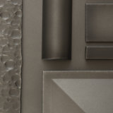 Dorset Small Dark Sky Friendly Outdoor Sconce - Coastal Dark Smoke - Seeded Clear Glass