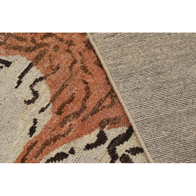 Burano Handmade Kilim Wool Animal Print Area Rug, Rectangle 10' x 14'