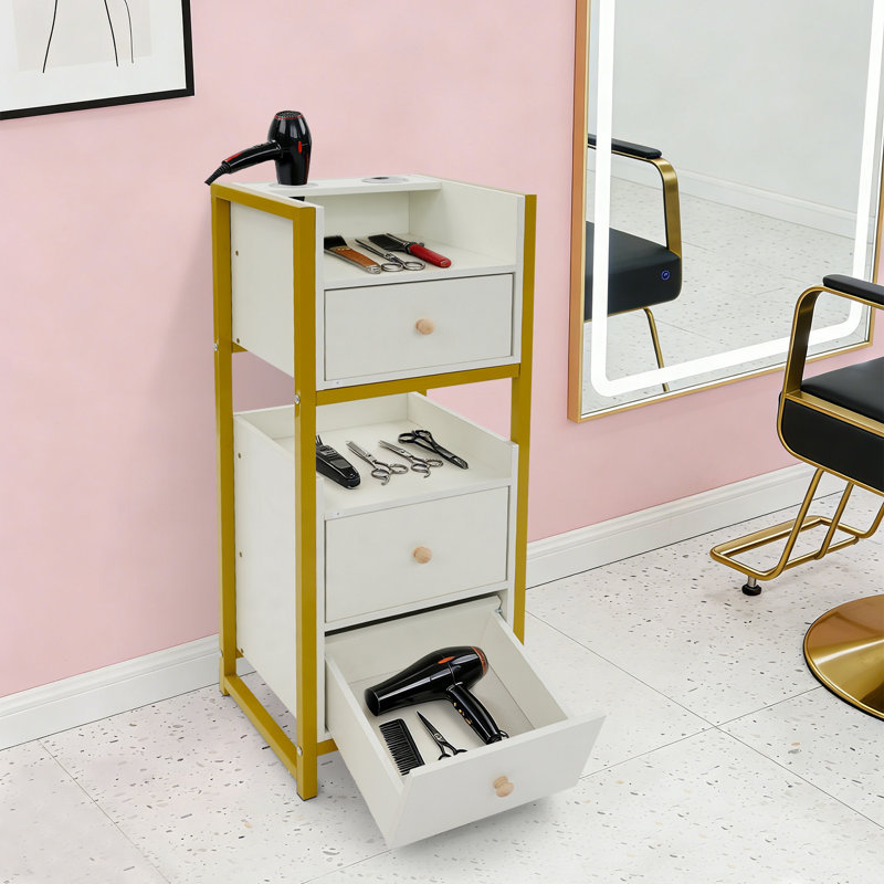 Armoire de rangement, armoire à outils de coiffeur, armoire de rangement pour outils de salon