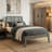 Allyannah Bustillo Modern Solid Wood Twin Platform Bed with Headboard-1293175414