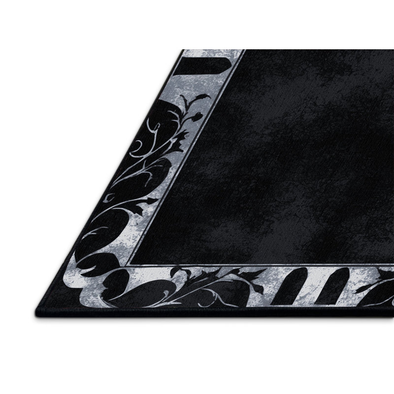 Tapis fougère clair de lune, Rond 3 pi