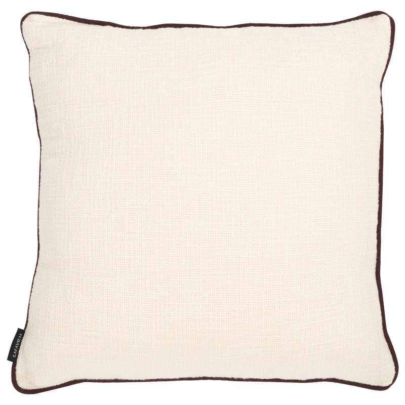 Coussin Dani, Ivoire, H 18 po x l 18 po