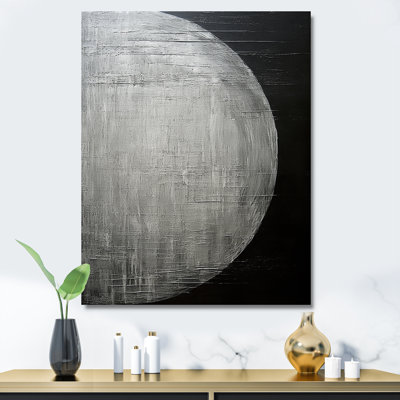 " Black Silver Moon Solitude "