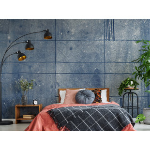 Panneau mural bleu Panes