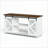 Aquarium Stand with Storage Cabinet, Off-White Particleboard &amp; Steel, 80 Gallon | Particle Board | Living Room-645901503