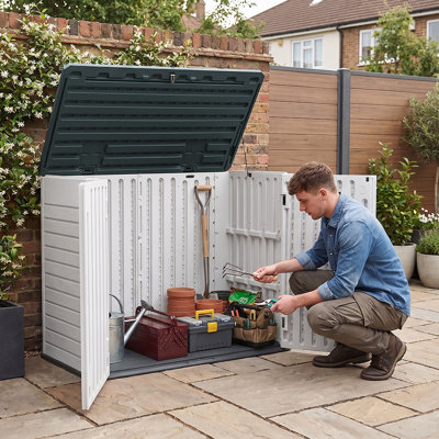 Abri de jardin horizontal en résine Altibloom 41,5 po, largeur 50,1 po