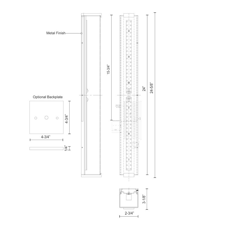 Latitude Dimmable LED Bath Sconce
