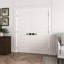 Porte intérieure en composite 30 po x 80 po à 5 panneaux carrés-124640656