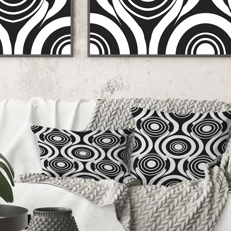 Coussin Retro Art, H 18 po x l 18 po