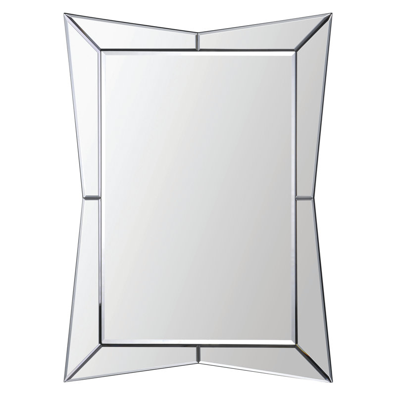 Miroir mural moderne et contemporain biseauté