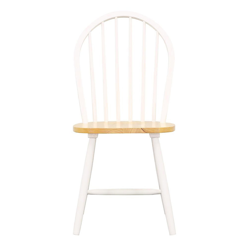 Éléments de salle à manger rustiques (de 4) - Élément en bois naturel brun et blanc (4)