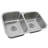 Quidnet 31.5'' L Undermount Double Bowl Stainless Steel Kitchen Sink